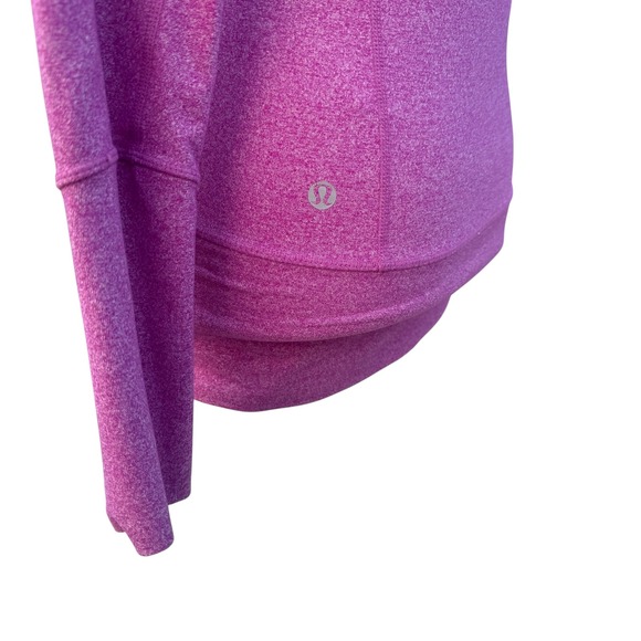 Lululemon In Stride Full Zip Jacket Heathered Ultra Violet Pink 2 Long‎ - Picture 6 of 13